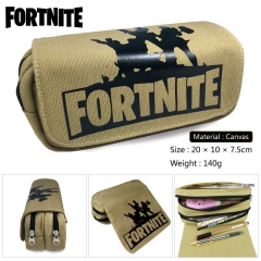 Fortnite Cosplay Game For Student Canvas Anime Pencil Bag