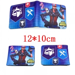 Fortnite Hot Game Anime Cartoon PU Wallet Bifold Coin Purse