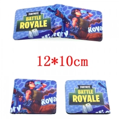 Fortnite Hot Game Anime Cartoon PU Wallet Bifold Coin Purse