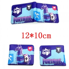 Fortnite Hot Game Anime Cartoon PU Wallet Bifold Coin Purse