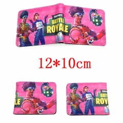 Fortnite Hot Game Anime Cartoon PU Wallet Bifold Coin Purse