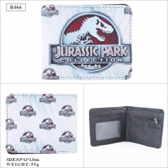 Jurassic Park Anime Cartoon PU Wallet Bifold Coin Purse