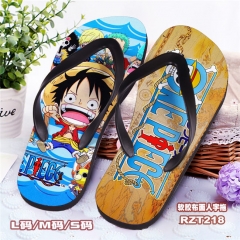 One Piece Cartoon Slipper Japanese Soft Rubber Flip-Flops