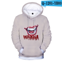 Suicide Squad 3D Hoodies Loose Men Hooded Long Sleeves Sweatshirts