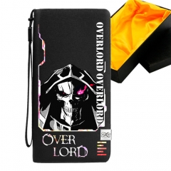 Overlord Black Long Wallet PU Leather Bifold Wallets Women Coin Purse