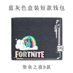 Fortnite Cosplay Hot Game Cartoon PU Anime Wallet Bifold Short Style Coin Purse