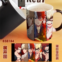 Boku no Hero Academia My Hero Academia Cartoon Colorful Cup Coffee Mug Cups Will Change Color Anime Cup