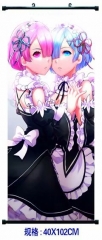 Re: Zero Kara Hajimeru Isekai Seikatsu Hanging Wall Scrolls Cosplay Cartoon Anime Wallscrolls 40*102cm