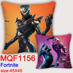 Fortnite Cartoon Soft Pillow Game Square Stuffed Pillows 45*45cm