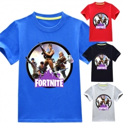 Game Fortnite Colorful Tshirts Cotton Soft T shirt For Kids