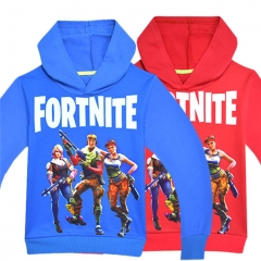 Game Fortnite Colorful Hoodie Cartoon Cute Hooded For Kids