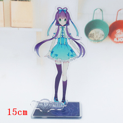 Hatsune Miku Cartoon Acrylic Figure Anime Standing Plates