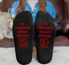 Roblox Cartoon Painting Cosplay Costume Black Anime Socks