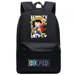 One Piece Cosplay High Quality Anime Backpack Bag Black Travel Bags