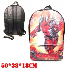 Marvel Comics Deadpool Movie Cosplay School Bags High Capacity Anime Backpack Bag