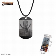 The Avengers Stainless Steel Military Plate Cosplay Necklace