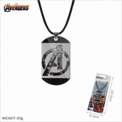 The Avengers Stainless Steel Military Plate Cosplay Necklace