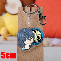 One Punch Man IKEMEN KAMEN AMAI MASK Cartoon Pendant Key Ring Transparent Anime Acrylic Keychain