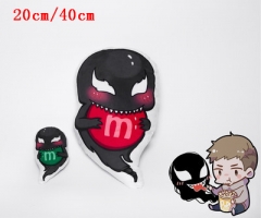 Venom Movie Plush Toy Stuffed Doll Cushion Two Sides Comfortable Pillow