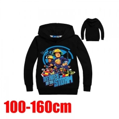 Fireman Sam Anime Children's Long Sleeves Hoodie Cartoon Hooded