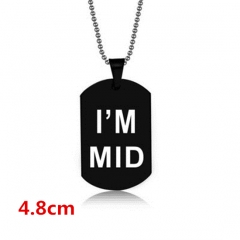 League of Legends Cosplay Decoration Alloy Anime Necklace Fashion Cool Design Necklace