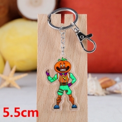 Fortnite Game Pendant Key Ring Transparent Anime Acrylic Keychain