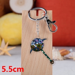 Fortnite Game Pendant Key Ring Transparent Anime Acrylic Keychain