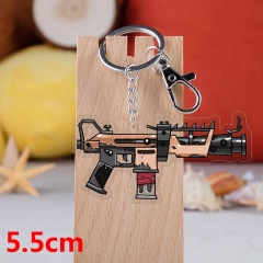 Fortnite Game Pendant Key Ring Transparent Anime Acrylic Keychain