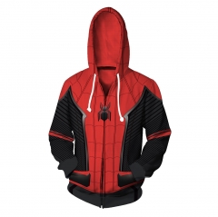 Marvel Spider Man 3D Hooded Long Sleeves Zipper Hoodie