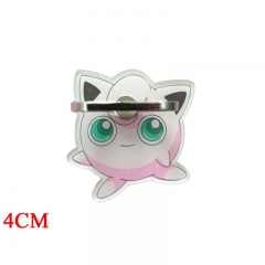 Pokemon Jigglypuff Cartoon Cellphone Stand Wholesale Anime Acrylic Ring Phone Holder