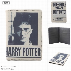 Harry Potter Movie Cosplay Folding ID Card Wallet Anime Passport Cover