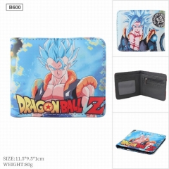 Dragon Ball Z Cartoon Cosplay Coin Purse PU Leather Bifold Anime Short Wallet