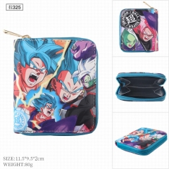 Dragon Ball Z Cartoon Cosplay Coin Purse PU Leather Bifold Anime Zipper Short Wallet