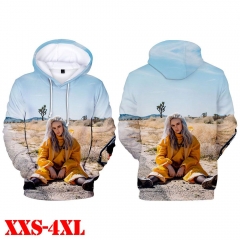 Billie Eilish 3D Print Casual Hooded Hoodie