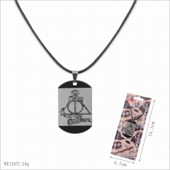 Harry Potter Anime Cartoon Black Necklace