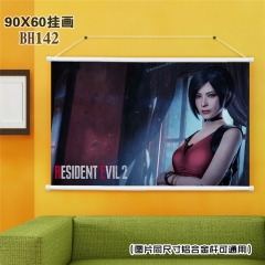 Resident Evil 2 Cartoon Wall Scroll Decoration Fancy Wallscrolls