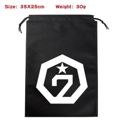 K-POP GOT7 Anime Canvas Drawstring Bag