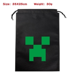 Minecraft Anime Canvas Drawstring Bag