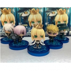 Fate Stay Night Cosplay Collection Model Toy Anime Figure (5pcs/set)