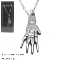 Edward Scissorhands Movie Cartoon Alloy Necklace