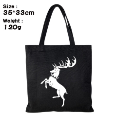 Game of Thrones Anime Canvas Shopping Bag Women Single Shoulder Bags