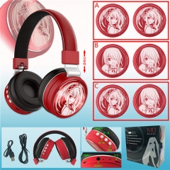 3 Styles Date A Live Anime Headphone Earphone