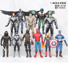 11 Styles The Avengers Collection Model Toy Anime PVC Figure 14cm ( SET )