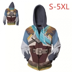 The Legend Of Zelda Anime 3D Print Casual Zipper Hoodie