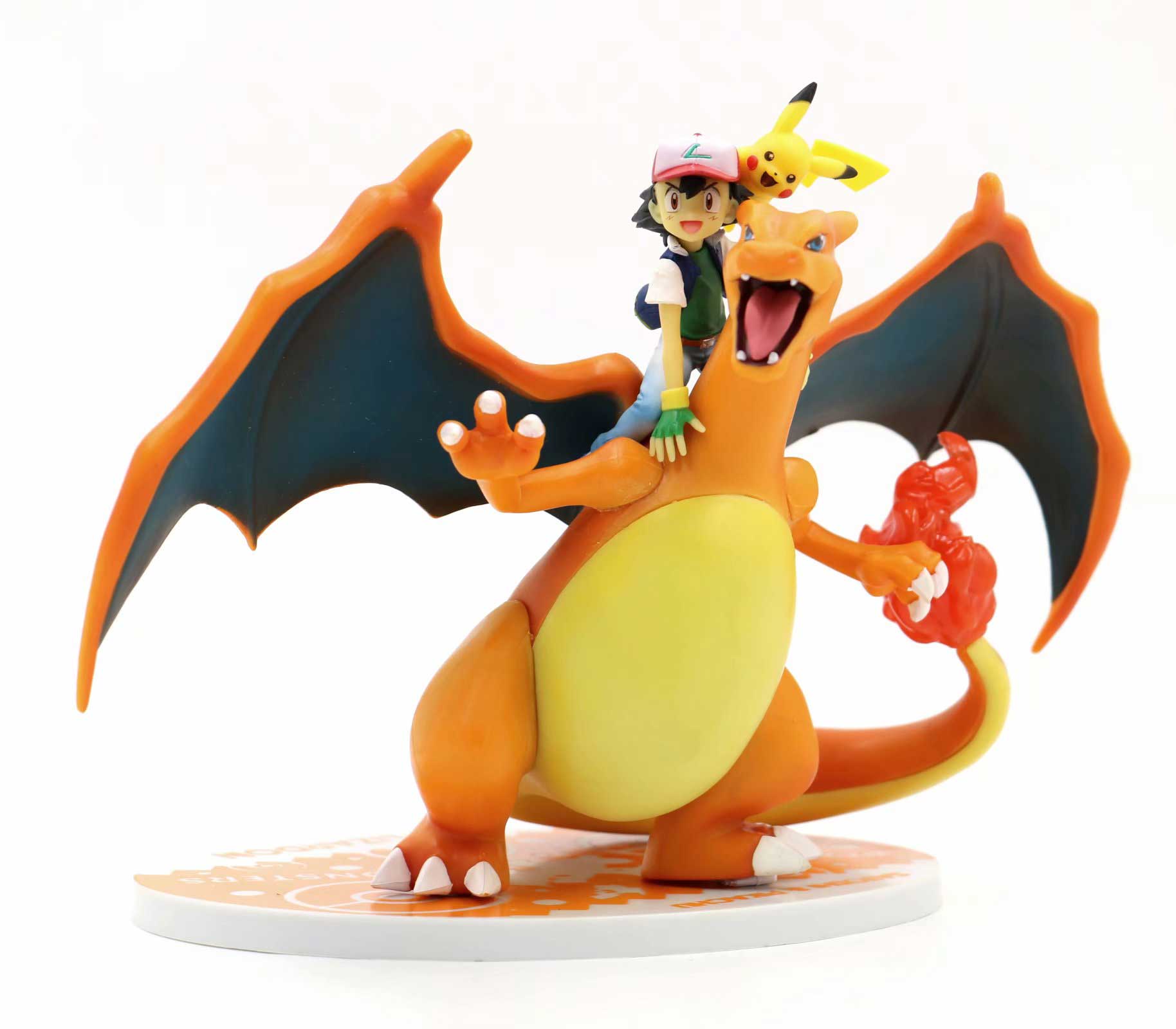 Pokemon Charizard Ash Ketchum Cartoon Character Anime PVC Figure Model ...