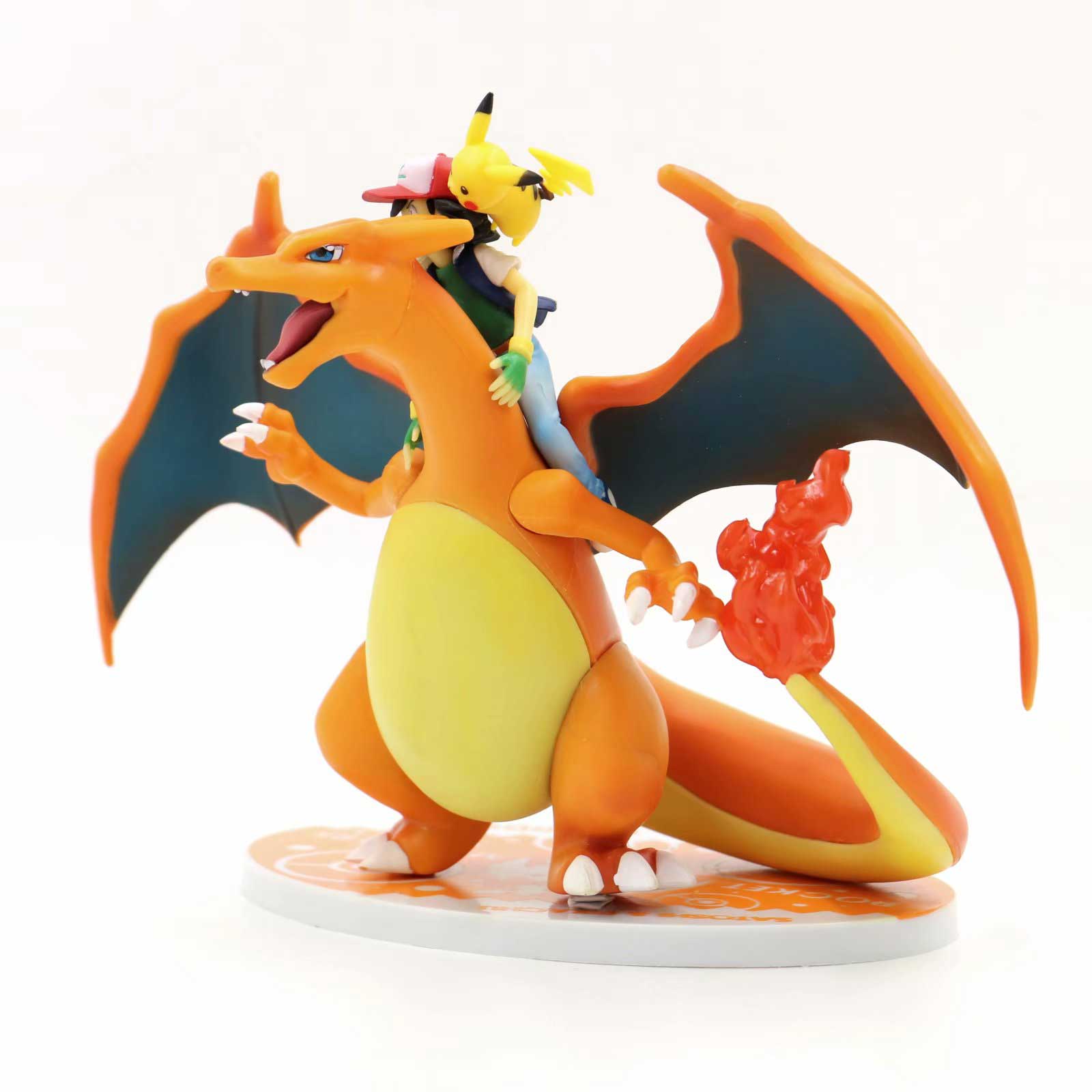 Pokemon Charizard Ash Ketchum Cartoon Character Anime PVC Figure Model ...