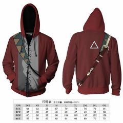 Samurai Champloo Zipper Casual Printing Hooded Hoodie