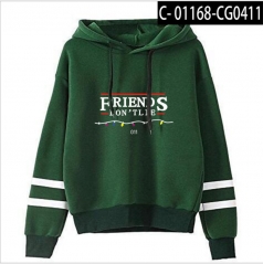 Stranger Things Anime Hoodie Fashion Loose Hooded