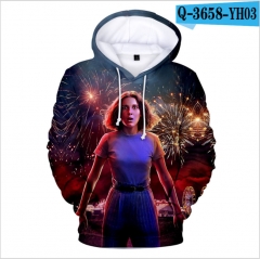 Stranger Things Anime 3D Print Casual Hooded Hoodie