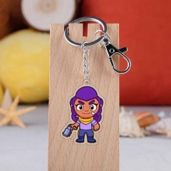 BRAWL STARS Anime Acrylic Keychain Cute Cartoon Pendant